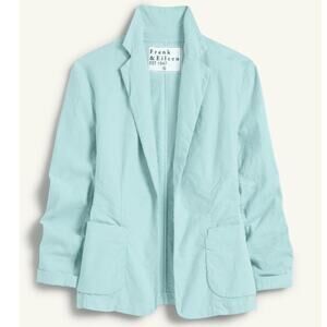 Frank & Eileen Dublin Italian Performance Linen Blazer Seafoam Size XL Sold Out